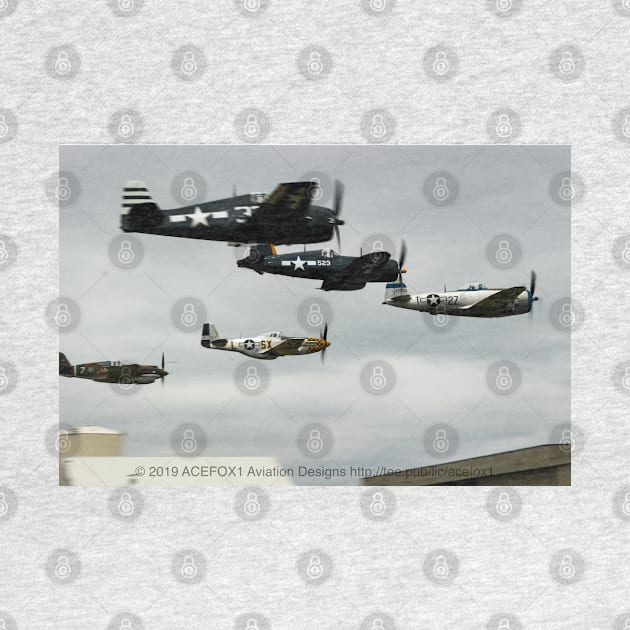 Americans Warbirds of WW2 by acefox1